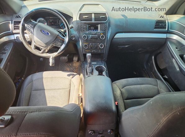 1FM5K7D83GGC71267 2016 FORD EXPLORER Gray Вид панелі приладів