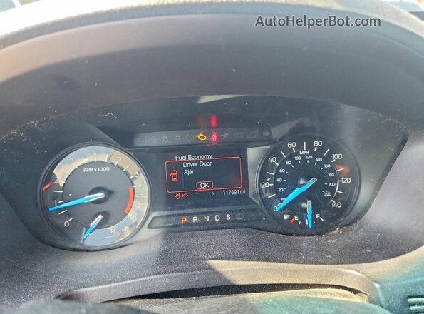 1FM5K7D83GGC71267 2016 FORD EXPLORER Gray Вид щитка приладів