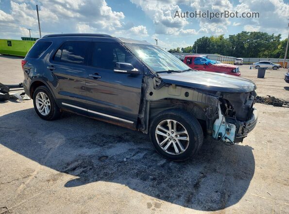 1FM5K7D83GGC71267 2016 FORD EXPLORER Gray Передня права чверть