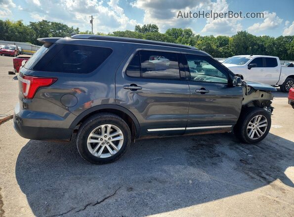 1FM5K7D83GGC71267 2016 FORD EXPLORER Gray Задня права чверть