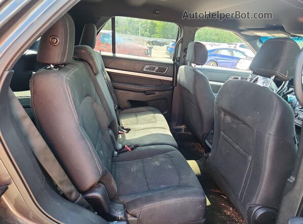1FM5K7D83GGC71267 2016 FORD EXPLORER Gray Вид задньої частини салону