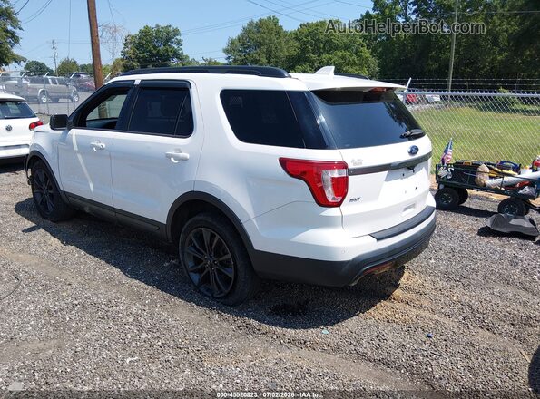 1FM5K7D83HGC31708 2017 FORD EXPLORER White Tył lewy