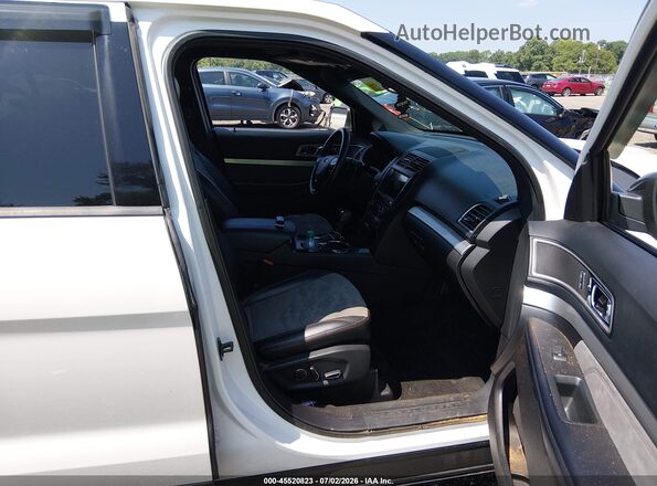 1FM5K7D83HGC31708 2017 FORD EXPLORER White Widok wnętrza z przodu