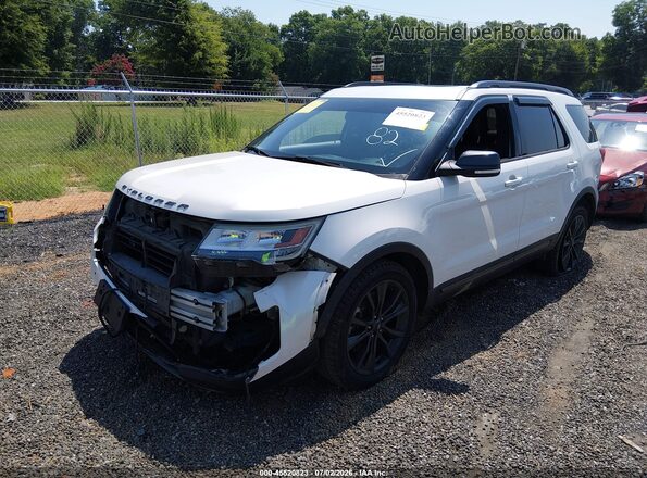 1FM5K7D83HGC31708 2017 FORD EXPLORER White Przód lewy