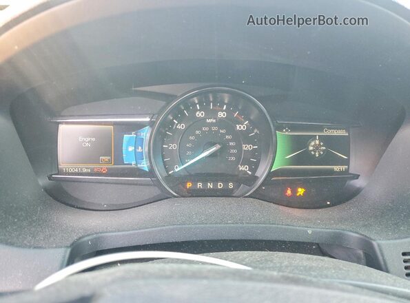 1FM5K7D83HGC46581 2017 FORD EXPLORER Blue Vista del cuadro de instrumentos