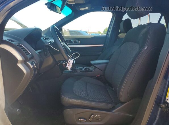 1FM5K7D83HGC46581 2017 FORD EXPLORER Blue Vista interior delantera