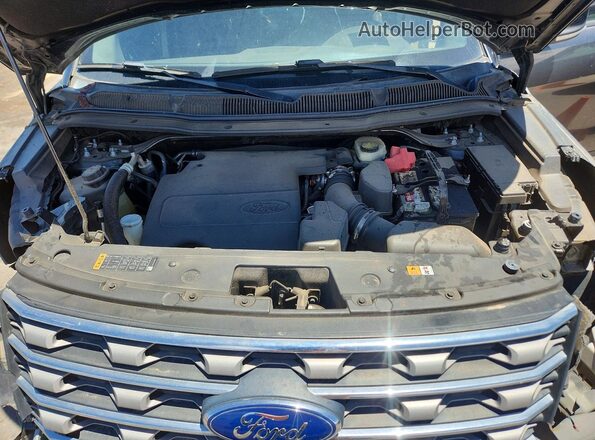 1FM5K7D83HGD03474 2017 FORD EXPLORER Charcoal Вид задньої частини салону