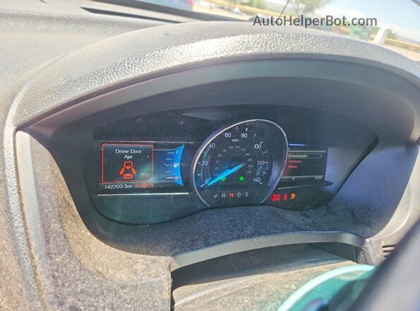 1FM5K7D83HGD03474 2017 FORD EXPLORER Charcoal Вид щитка приладів
