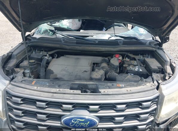 1FM5K7D83HGD16726 2017 FORD EXPLORER Gray Հետևի տեսք