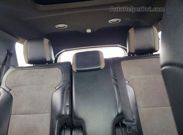 1FM5K7D83HGD76649 2017 FORD EXPLORER Black Հետևի նստատեղերի տեսք