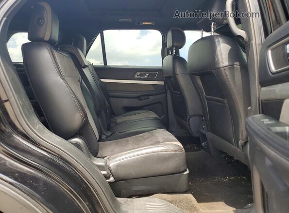1FM5K7D83HGD76649 2017 FORD EXPLORER Black Սալոնի հետևի տեսք