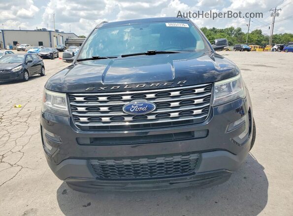 1FM5K7D83HGD76649 2017 FORD EXPLORER Black Դիմացի տեսք