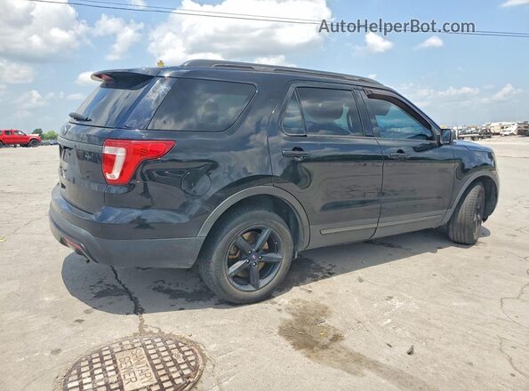 1FM5K7D83HGD76649 2017 FORD EXPLORER Black Հետևի աջ