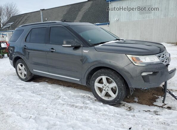 1FM5K7D83JGC47848 2018 FORD EXPLORER Серый Передняя правая четверть