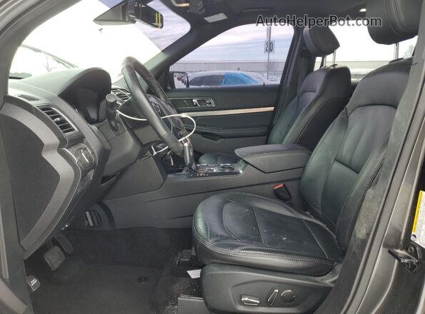 1FM5K7D83JGC47848 2018 FORD EXPLORER Серый Вид салона спереди