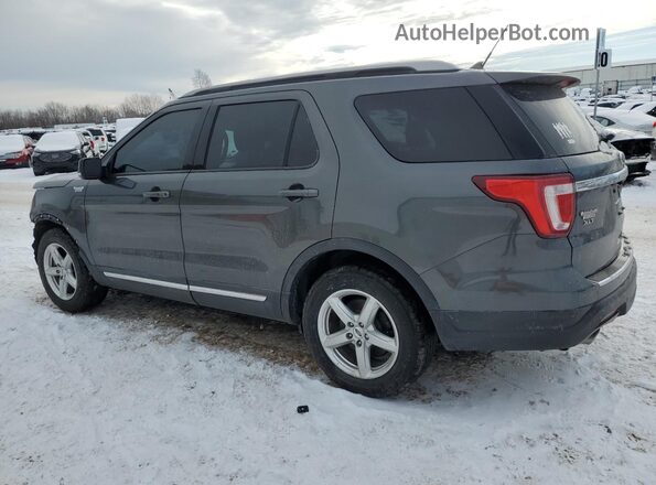 1FM5K7D83JGC47848 2018 FORD EXPLORER Серый Задняя левая четверть
