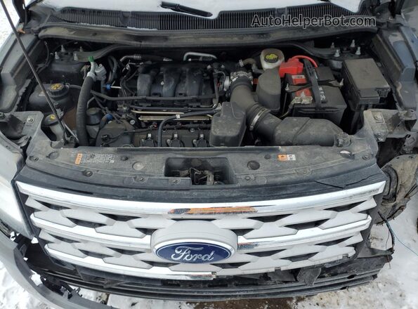 1FM5K7D83JGC47848 2018 FORD EXPLORER Серый Вид подкапотного пространства