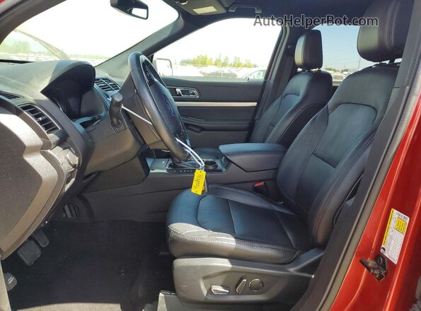 1FM5K7D83JGC72653 2018 FORD EXPLORER Red Front interior view