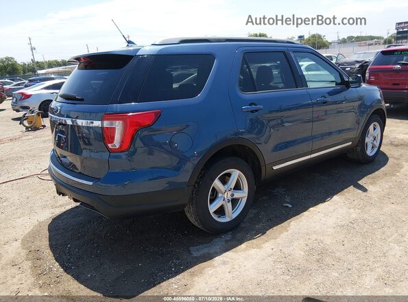 1FM5K7D83JGC85838 2018 FORD EXPLORER Blue Rear right