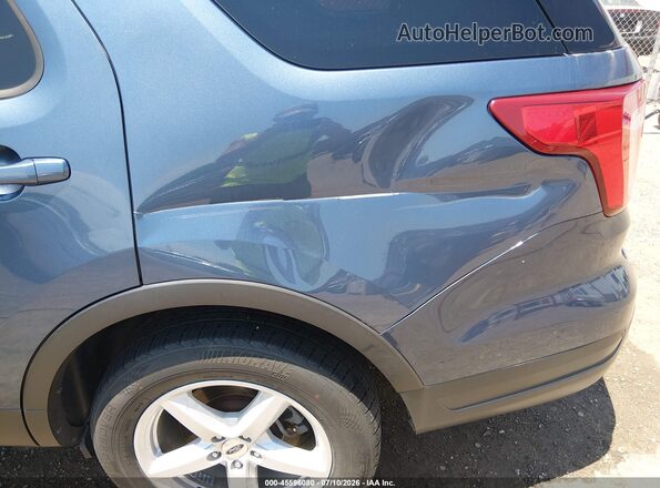 1FM5K7D83JGC85838 2018 FORD EXPLORER Blue Front view
