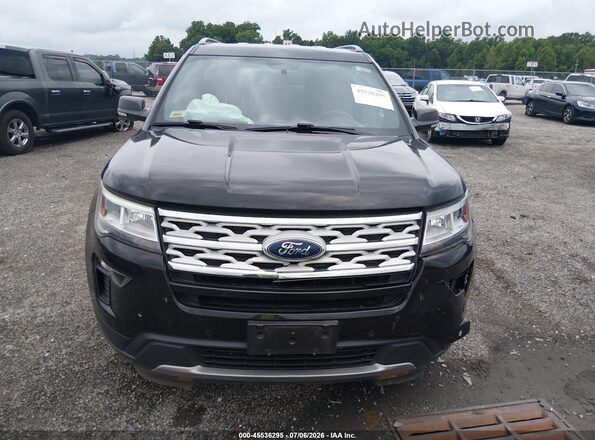 1FM5K7D83KGA84927 2019 FORD EXPLORER Black ხელსაწყოთა პანელის ხედი