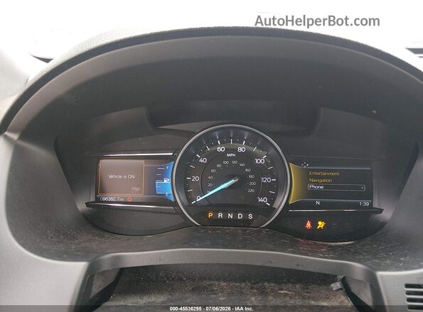 1FM5K7D83KGA84927 2019 FORD EXPLORER Black უკანა სავარძლების ხედი