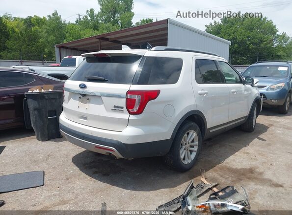 1FM5K7D84GGA03814 2016 FORD EXPLORER White Задня права чверть
