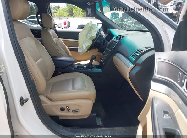 1FM5K7D84GGA03814 2016 FORD EXPLORER White Вид салону спереду