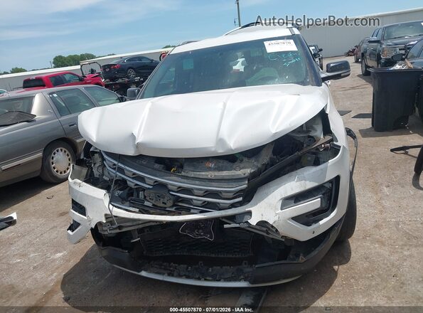 1FM5K7D84GGA03814 2016 FORD EXPLORER White Вид задньої частини салону