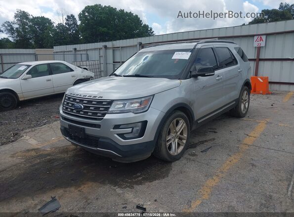 1FM5K7D84GGC86053 2016 FORD EXPLORER Silver Vista tres cuartos delantera izquierda