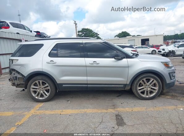 1FM5K7D84GGC86053 2016 FORD EXPLORER Silver Vista interior trasera