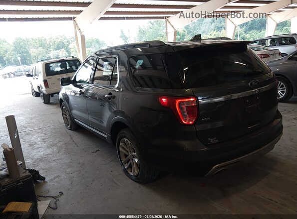 1FM5K7D84HGA84265 2017 FORD EXPLORER Gray Trasero izquierdo