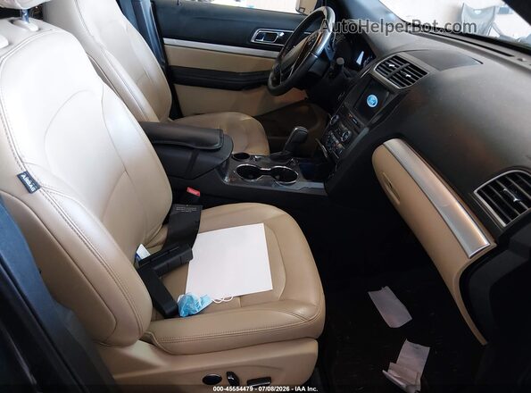 1FM5K7D84HGA84265 2017 FORD EXPLORER Gray Vista interior delantera