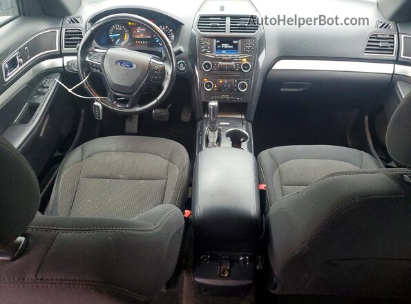 1FM5K7D84HGC51854 2017 FORD EXPLORER Black Dashboard view