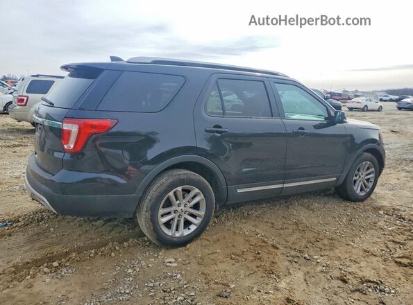 1FM5K7D84HGC51854 2017 FORD EXPLORER Black Rear right