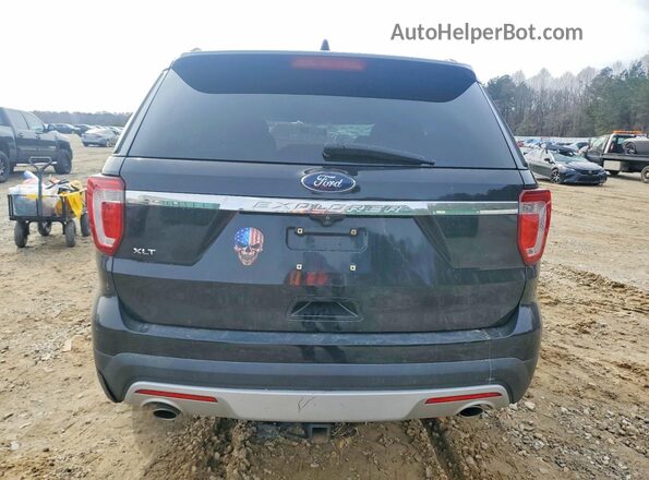 1FM5K7D84HGC51854 2017 FORD EXPLORER Black Rear view