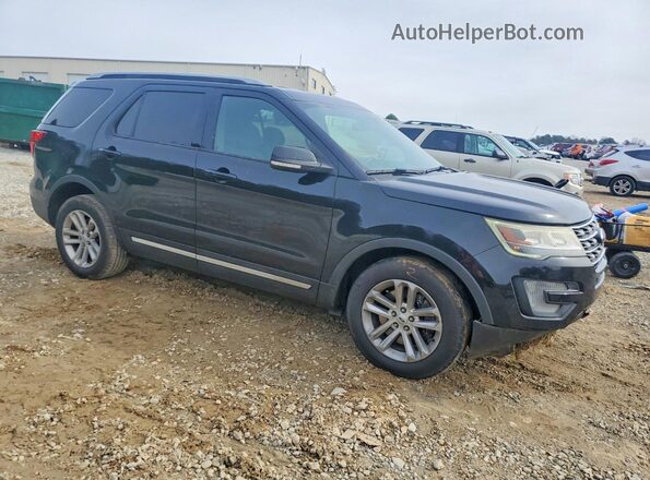 1FM5K7D84HGC51854 2017 FORD EXPLORER Black Front right