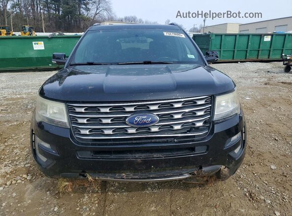 1FM5K7D84HGC51854 2017 FORD EXPLORER Black Front view