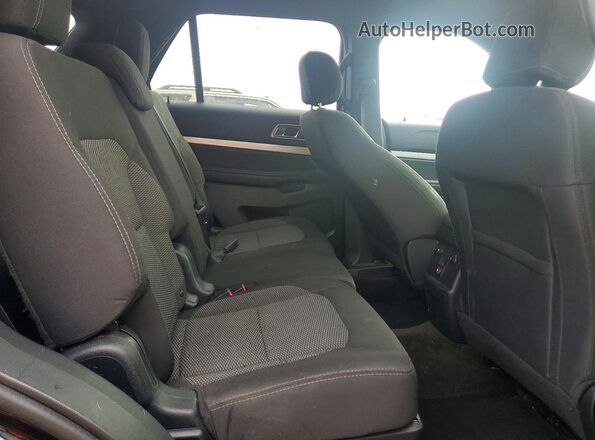 1FM5K7D84HGC51854 2017 FORD EXPLORER Black Rear seats view
