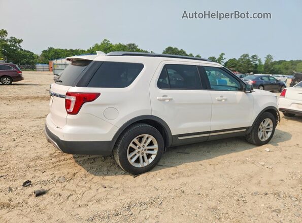 1FM5K7D84HGD62713 2017 FORD EXPLORER Белый Задняя правая четверть