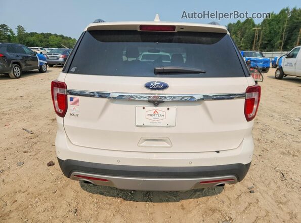 1FM5K7D84HGD62713 2017 FORD EXPLORER Белый Вид сзади