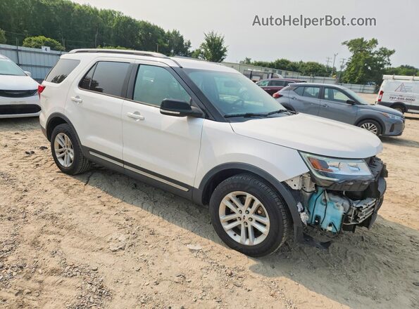 1FM5K7D84HGD62713 2017 FORD EXPLORER Белый Передняя правая четверть