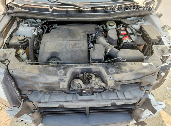 1FM5K7D84HGD62713 2017 FORD EXPLORER Белый Вид подкапотного пространства