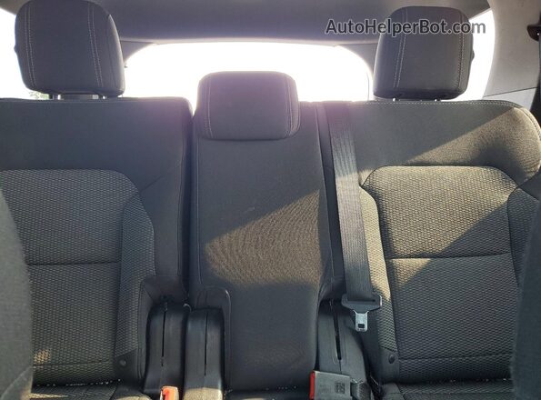 1FM5K7D84HGE09738 2017 FORD EXPLORER Red Rear seats view