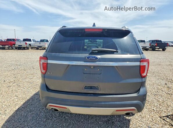 1FM5K7D84HGE29150 2017 FORD EXPLORER Gray Հետևի տեսք
