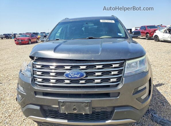 1FM5K7D84HGE29150 2017 FORD EXPLORER Gray Դիմացի տեսք