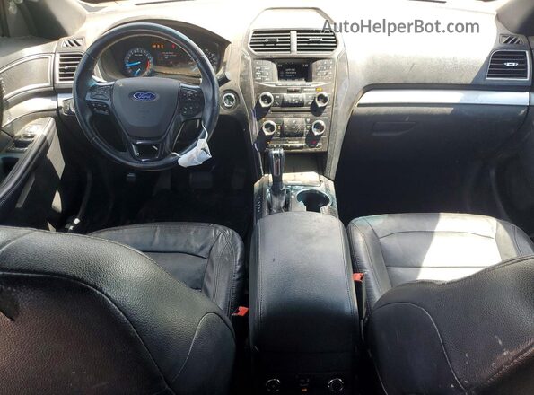 1FM5K7D84HGE29150 2017 FORD EXPLORER Gray Առջևի վահանակի տեսք