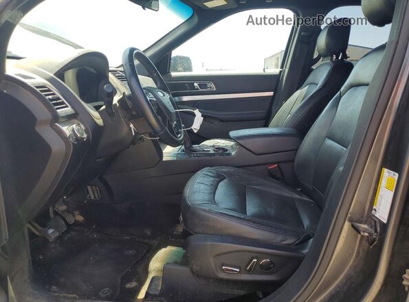 1FM5K7D84HGE29150 2017 FORD EXPLORER Gray Սալոնի դիմացի տեսք