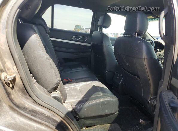 1FM5K7D84HGE29150 2017 FORD EXPLORER Gray Հետևի նստատեղերի տեսք