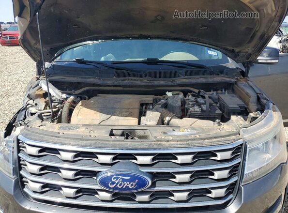1FM5K7D84HGE29150 2017 FORD EXPLORER Gray Սալոնի հետևի տեսք